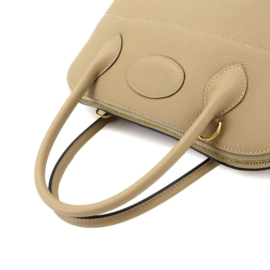 Hermes Bolide 31 2-Way Bag Taurillon Clemence Trench Gold — view 6