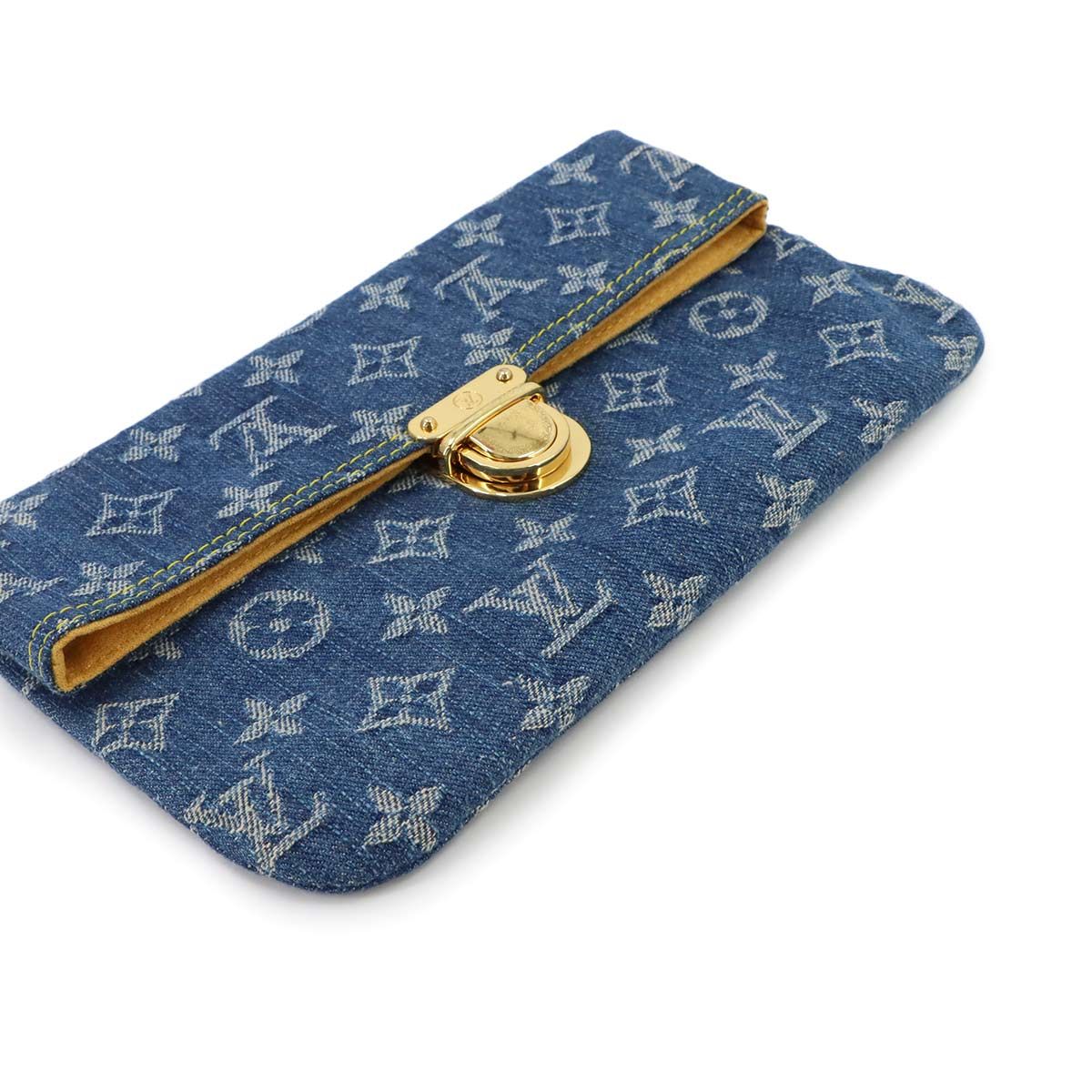 Louis Vuitton Monogram Denim Pochette Plat — view 4