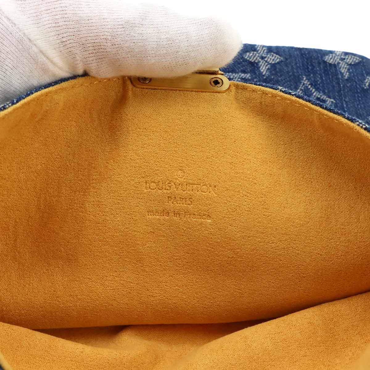 Louis Vuitton Monogram Denim Pochette Plat — view 7