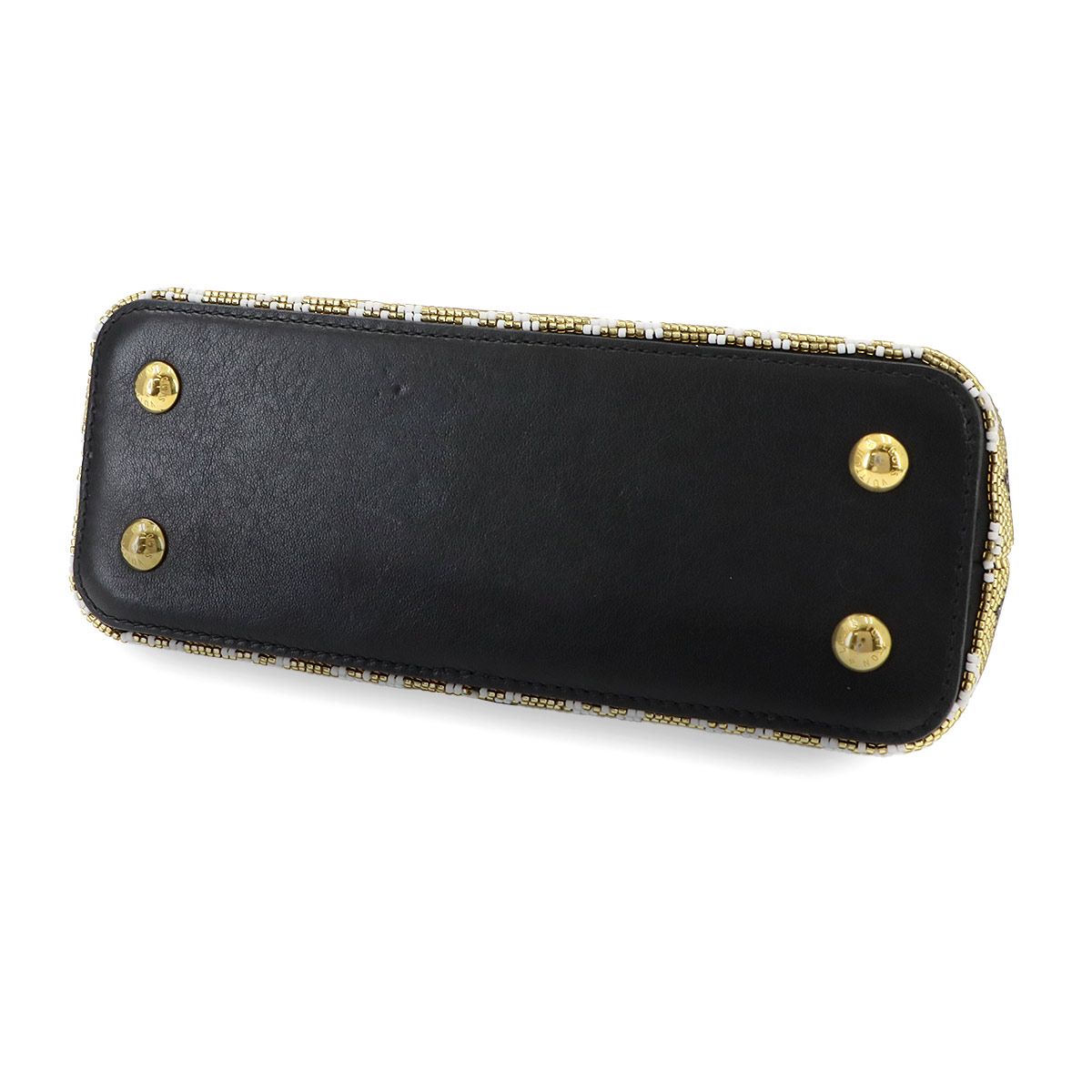 Louis Vuitton Capucines Mini 2-Way Bag Taurillon Leather Beads Black — view 4