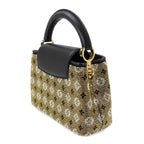 Louis Vuitton Capucines Mini 2-Way Bag Taurillon Leather Beads Black — view 3