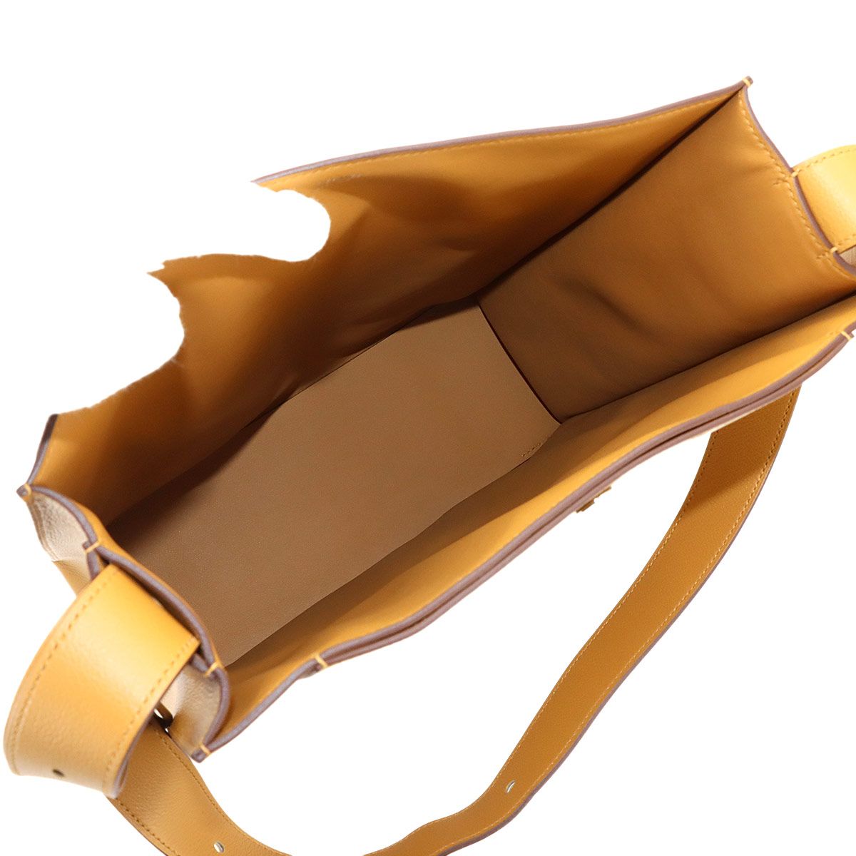 Hermes Cab'h Tote Bag Evercolor Ca Glitter Brown — view 7
