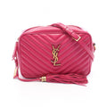 Saint Laurent Paris Shoulder Bag Lou Pink Leather