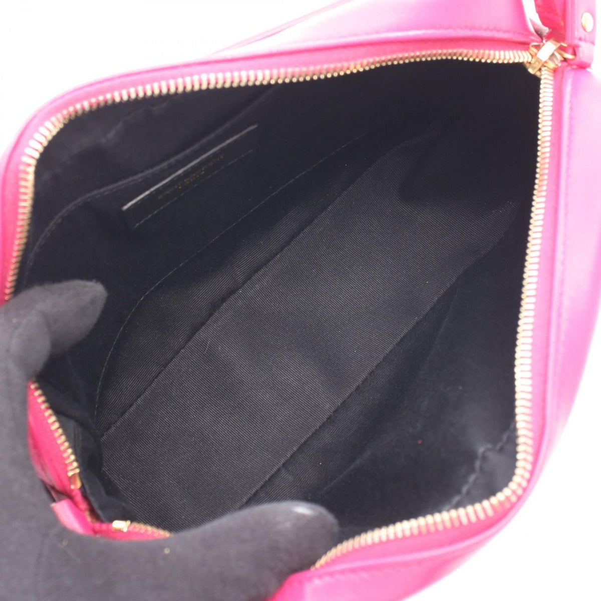 Saint Laurent Paris Shoulder Bag Lou Pink Leather — view 3