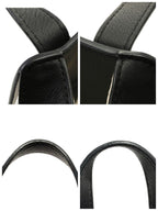 Loewe Hammock Bag Small White Khaki Black Leather Handbag — view 7