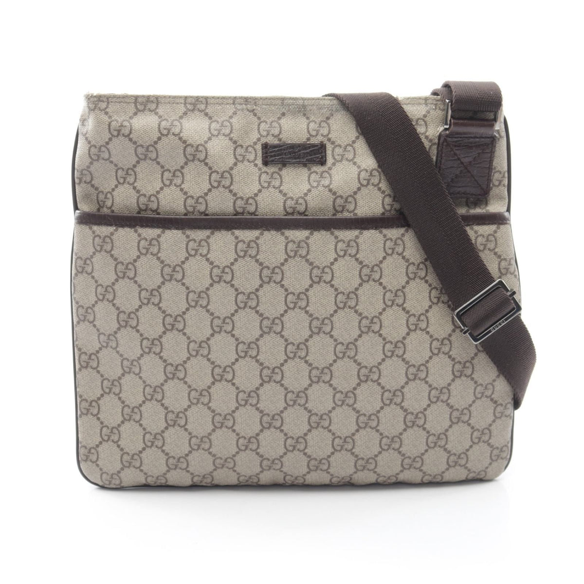 Gucci Shoulder Bag GG Supreme Leather