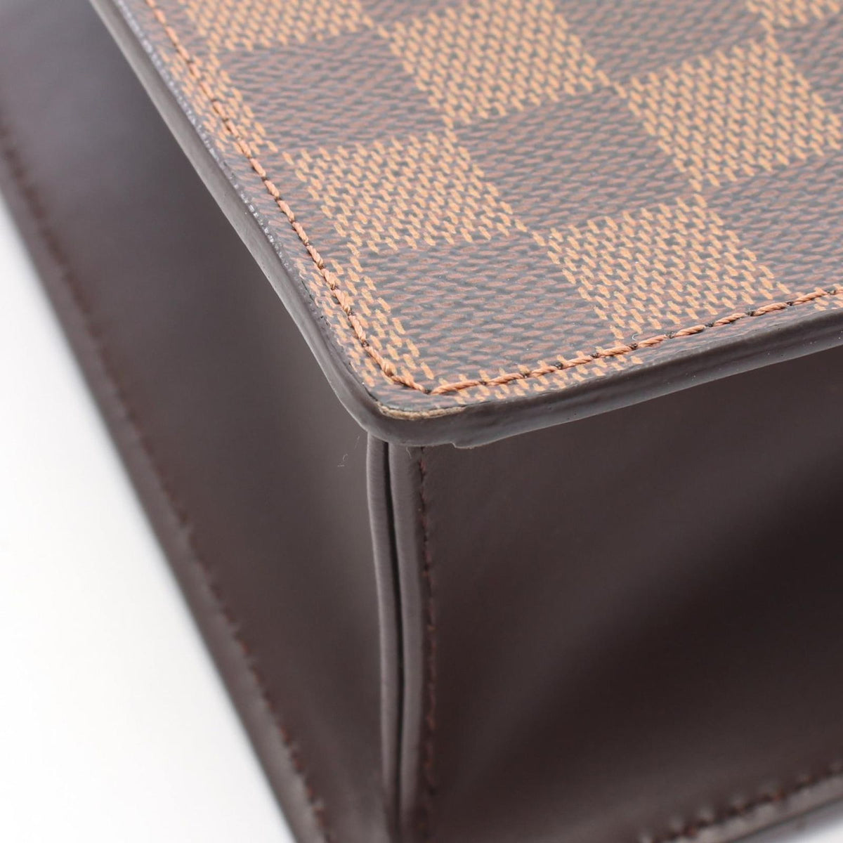 Louis Vuitton Tote Bag Vevarnish PM Damier Ebene Leather — view 7