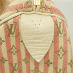 Louis Vuitton Handbag Monogram Mini Lin Croisette Speedy 30 Rouge — view 5