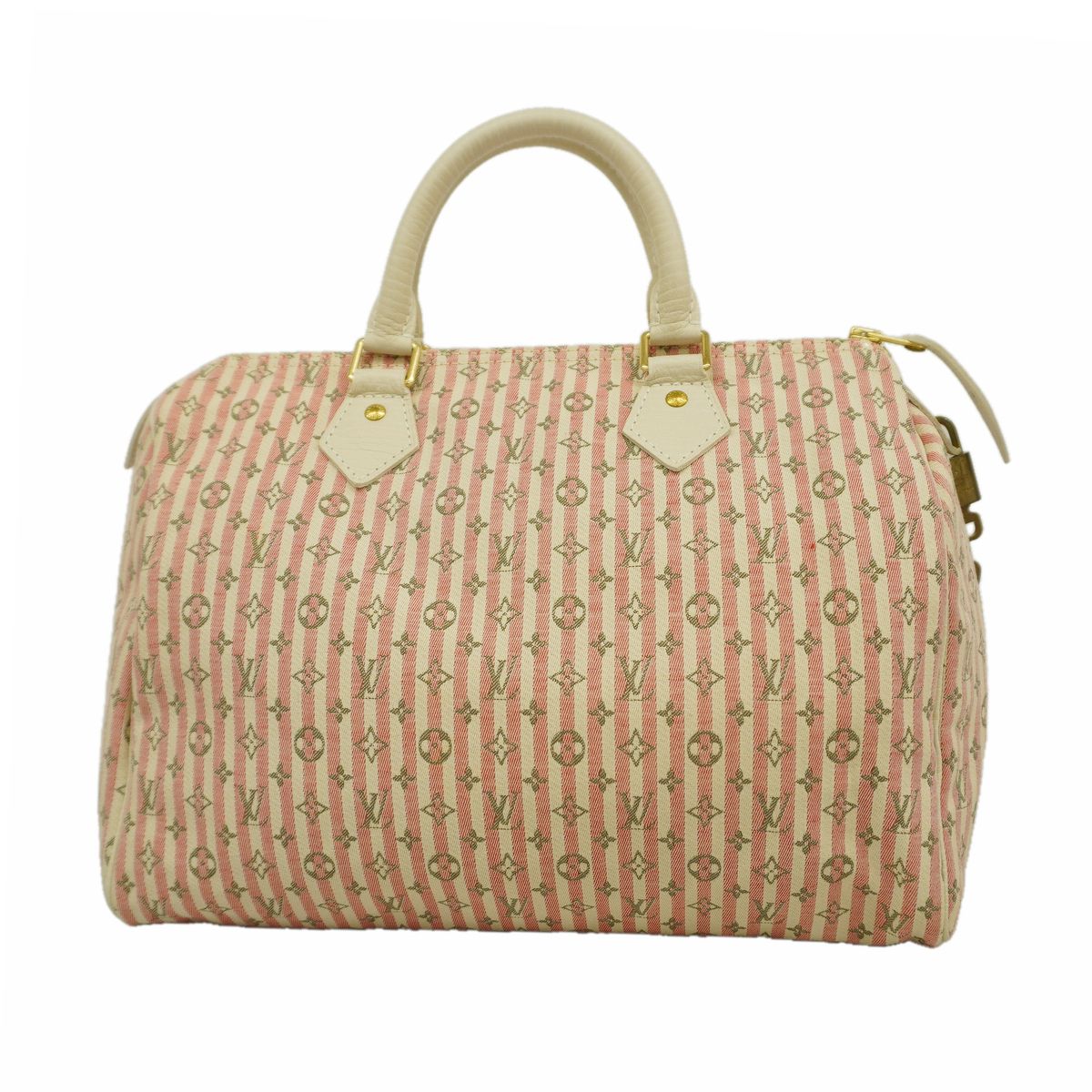 Louis Vuitton Handbag Monogram Mini Lin Croisette Speedy 30 Rouge