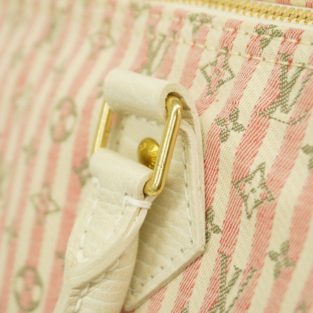 Louis Vuitton Handbag Monogram Mini Lin Croisette Speedy 30 Rouge — view 8