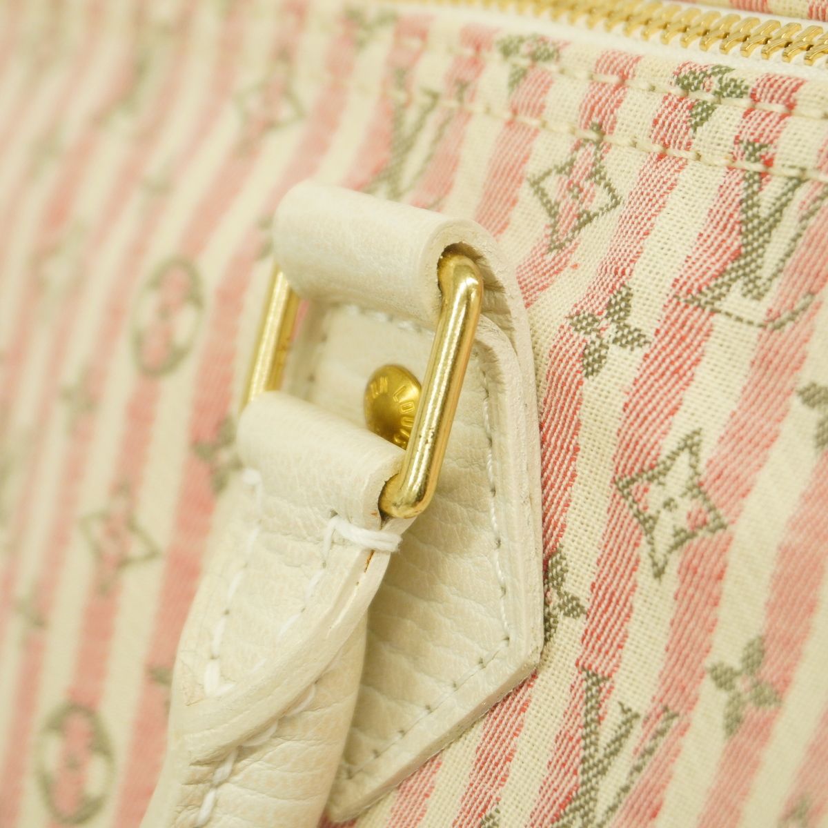 Louis Vuitton Handbag Monogram Mini Lin Croisette Speedy 30 Rouge — view 8