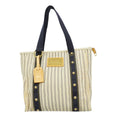 Louis Vuitton Tote Bag Antigua Cabas MM Ivory Navy