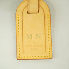 Louis Vuitton Tote Bag Antigua Cabas MM Ivory Navy — view 6
