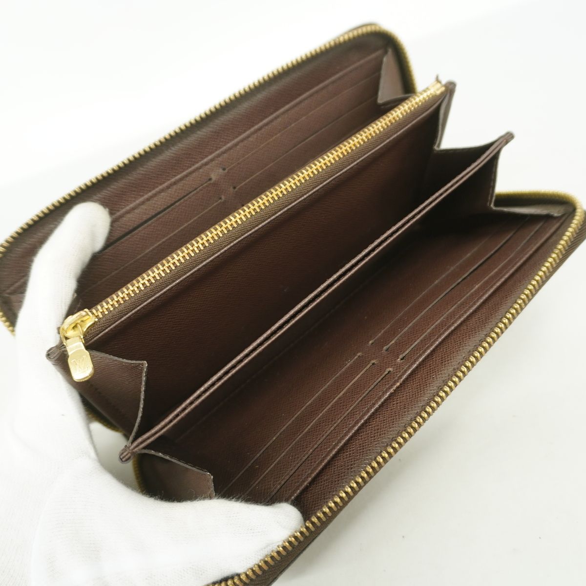 Louis Vuitton Wallet Damier Zippy Ebene — view 3
