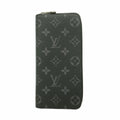 Louis Vuitton Wallet Monogram Eclipse Zippy Vertical Black