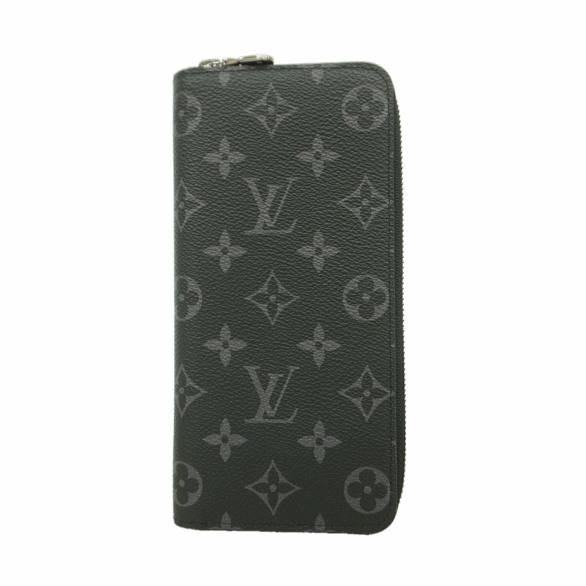 Louis Vuitton Wallet Monogram Eclipse Zippy Vertical Black
