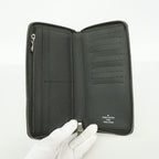 Louis Vuitton Wallet Monogram Eclipse Zippy Vertical Black — view 3