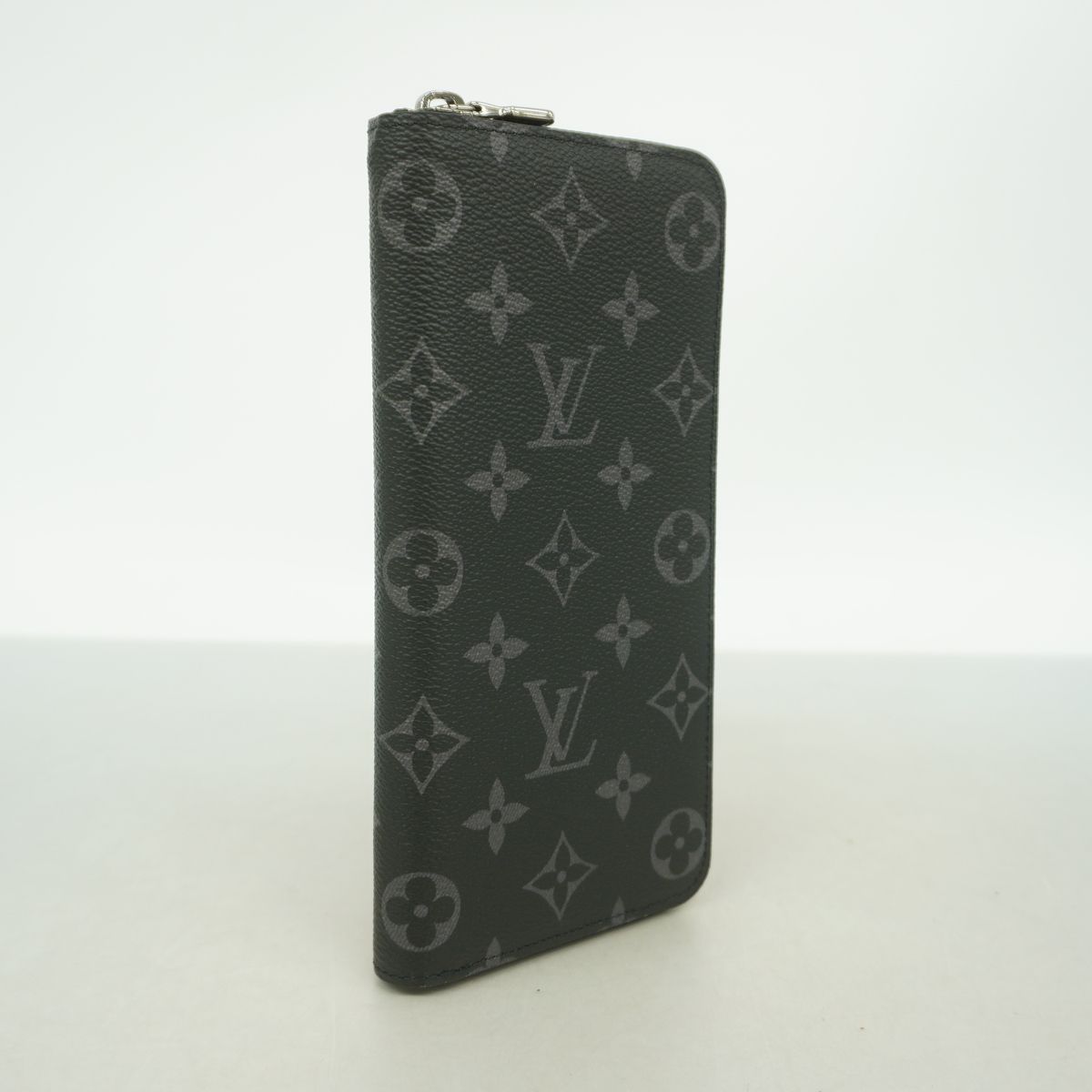 Louis Vuitton Wallet Monogram Eclipse Zippy Vertical Black — view 2