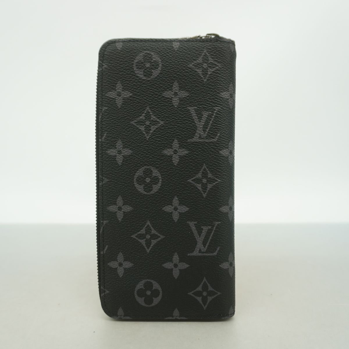 Louis Vuitton Wallet Monogram Eclipse Zippy Vertical Black — view 7