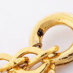 Dior Necklace Logo Heart Motif Gold Plated Rhinestone — view 7