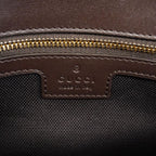 Gucci Shoulder Bag GG Canvas Luce Brown Champagne Gold — view 5