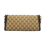 Gucci Shoulder Bag GG Canvas Luce Brown Champagne Gold — view 8