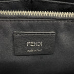 Fendi Handbag by the Way Leather Black Silver 2-Way Bag — view 5