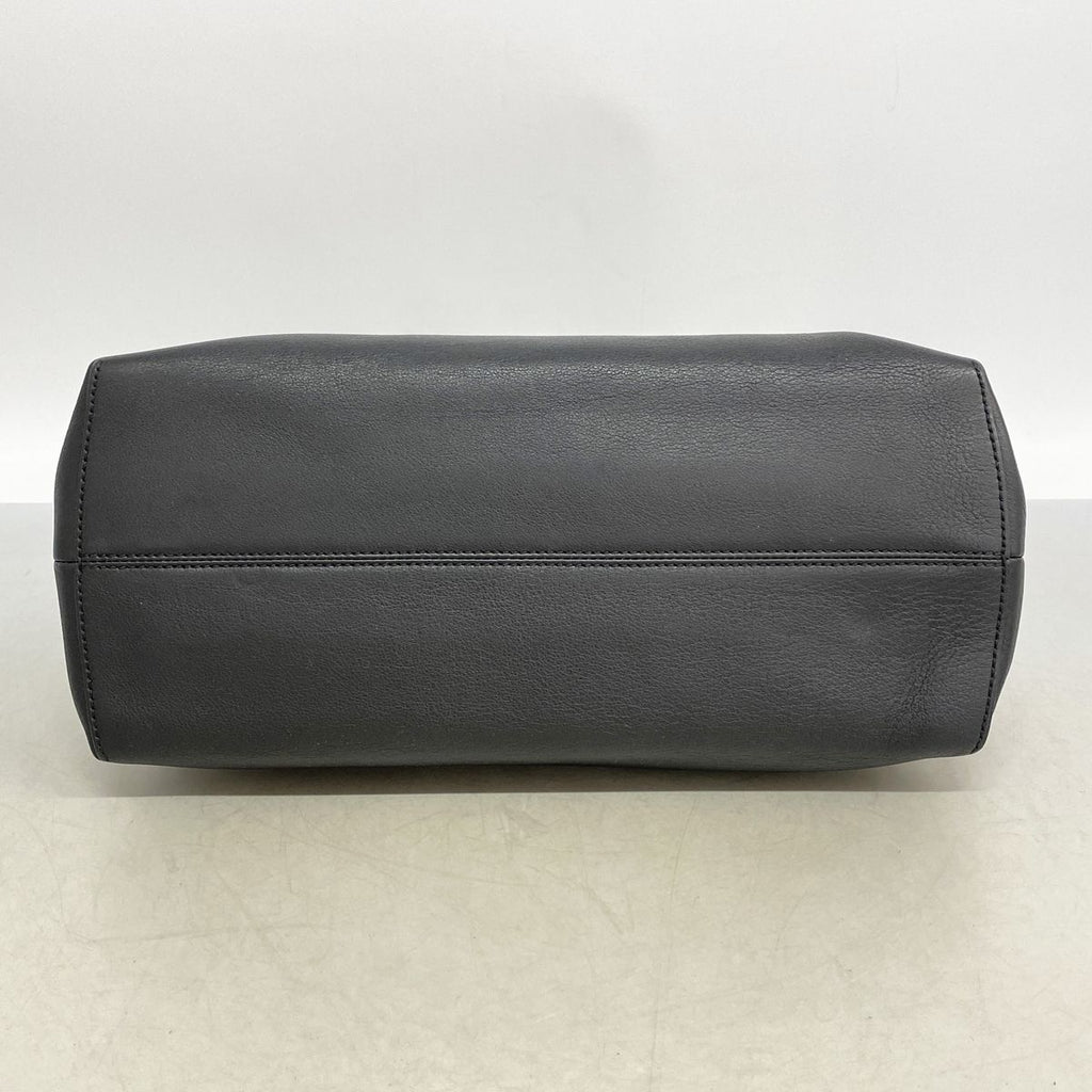 Fendi Handbag by the Way Leather Black Silver 2-Way Bag — view 3