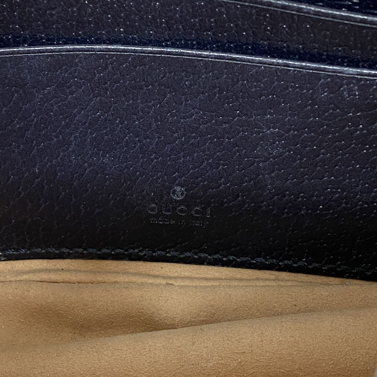 Gucci Shoulder Bag Ophidia Navy Beige Silver — view 5