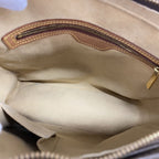 Louis Vuitton Shoulder Bag Monogram Looping GM Brown — view 4