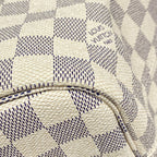 Louis Vuitton Tote Bag Damier Azur Neverfull MM White Rose Ballerine — view 8