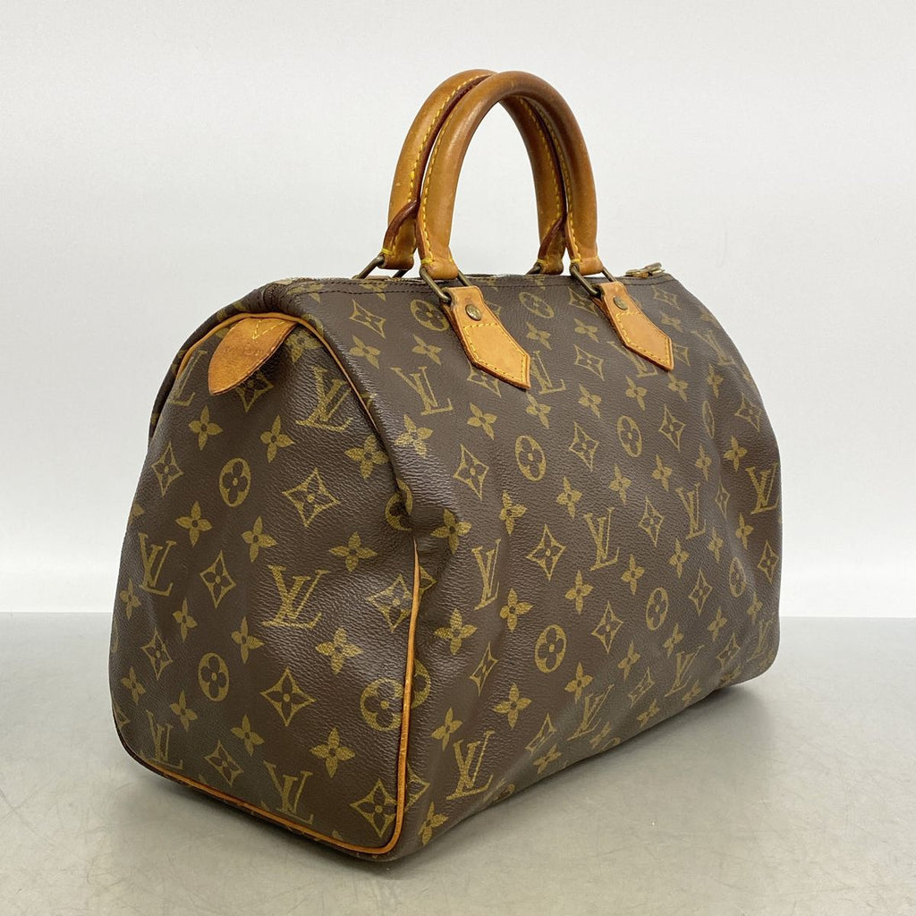 Louis Vuitton Handbag Monogram Speedy 30 Brown — view 2