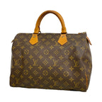 Louis Vuitton Handbag Monogram Speedy 30 Brown