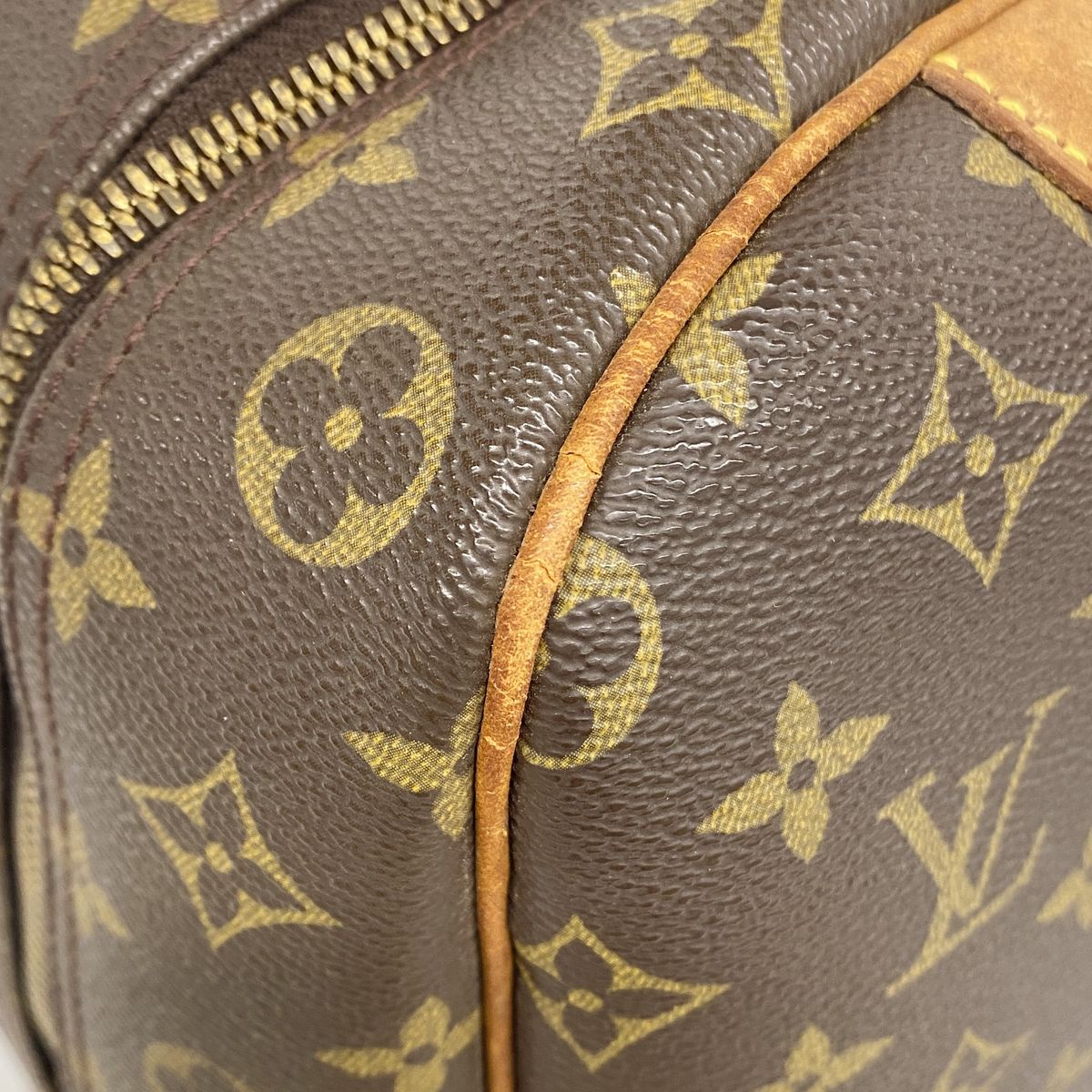 Louis Vuitton Handbag Monogram Deauville Brown — view 6