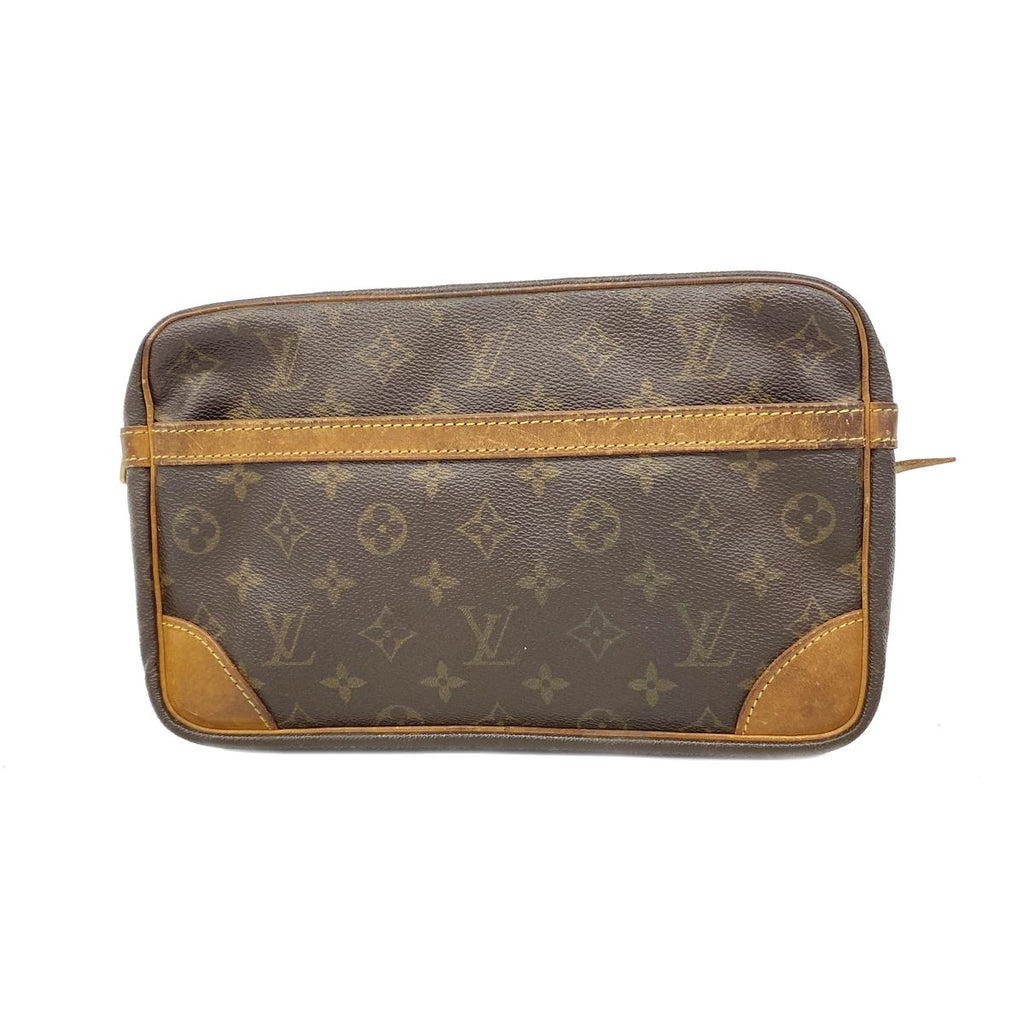 Louis Vuitton Clutch Monogram Compiegne 28 Brown