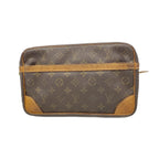 Louis Vuitton Clutch Monogram Compiegne 28 Brown