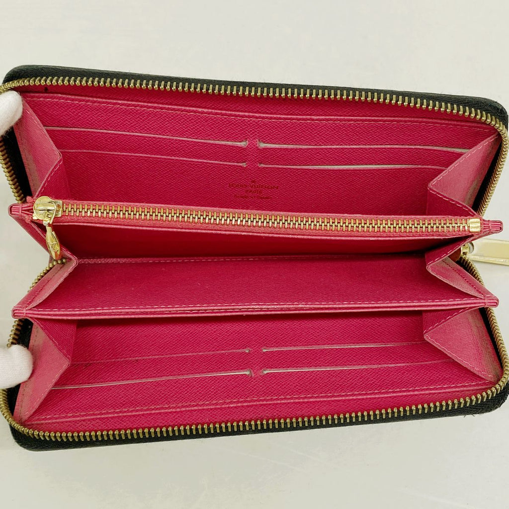 Louis Vuitton Wallet Monogram Multicolor Zippy Noir Grenat — view 3