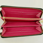 Louis Vuitton Wallet Monogram Multicolor Zippy Noir Grenat — view 3