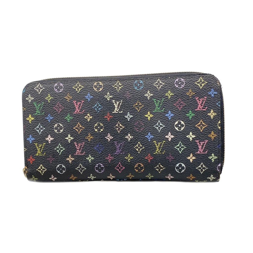 Louis Vuitton Wallet Monogram Multicolor Zippy Noir Grenat