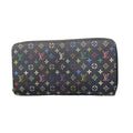 Louis Vuitton Wallet Monogram Multicolor Zippy Noir Grenat