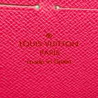 Louis Vuitton Wallet Monogram Multicolor Zippy Noir Grenat — view 4