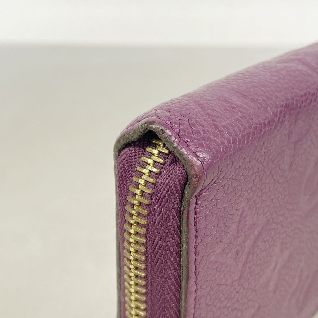 Louis Vuitton Wallet Monogram Empreinte Zippy Amethyst — view 5