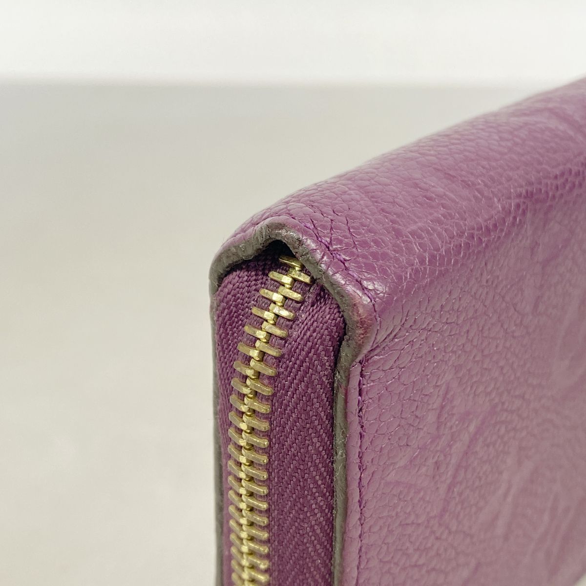 Louis Vuitton Wallet Monogram Empreinte Zippy Amethyst — view 5