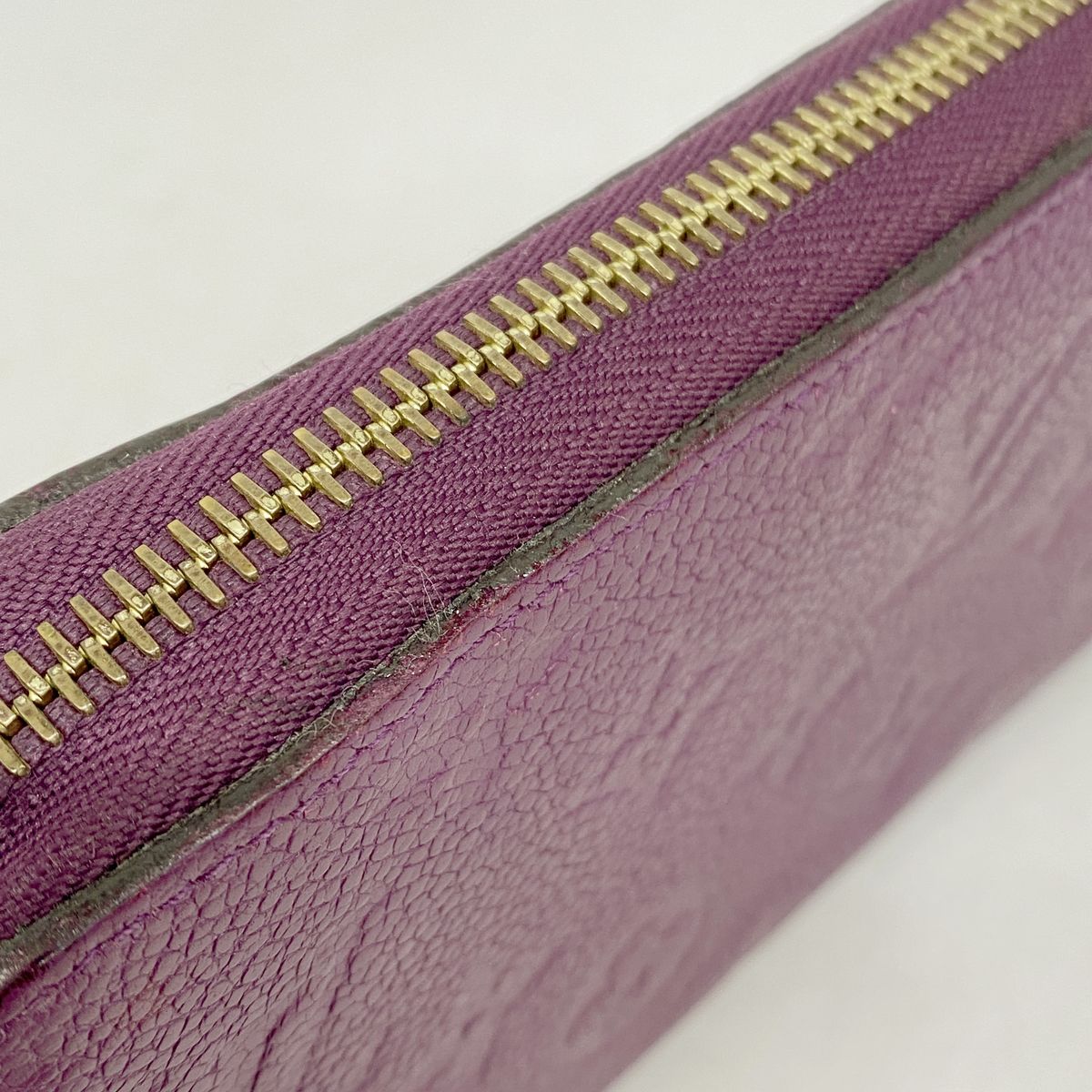 Louis Vuitton Wallet Monogram Empreinte Zippy Amethyst — view 7