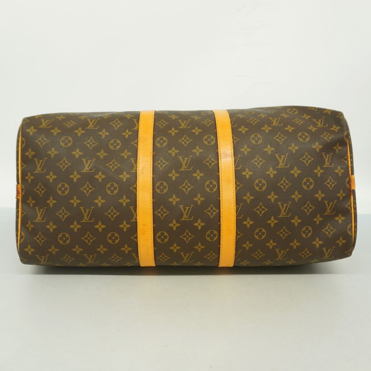 Louis Vuitton Boston Bag Monogram Keepall Bandouliere 55 Brown — view 3