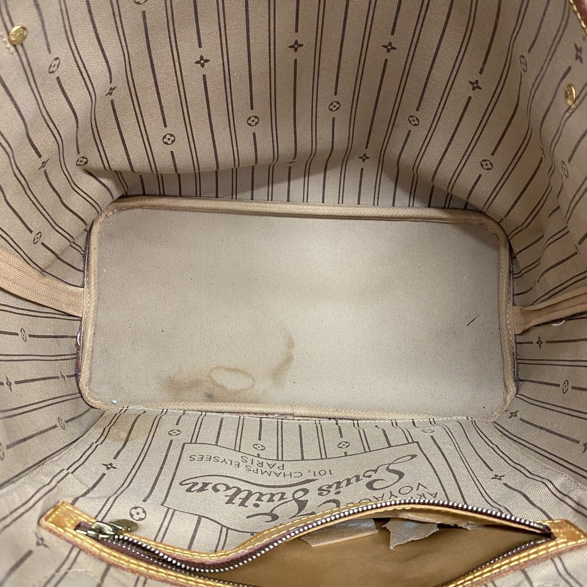 Louis Vuitton Tote Bag Monogram Neverfull MM Brown — view 4