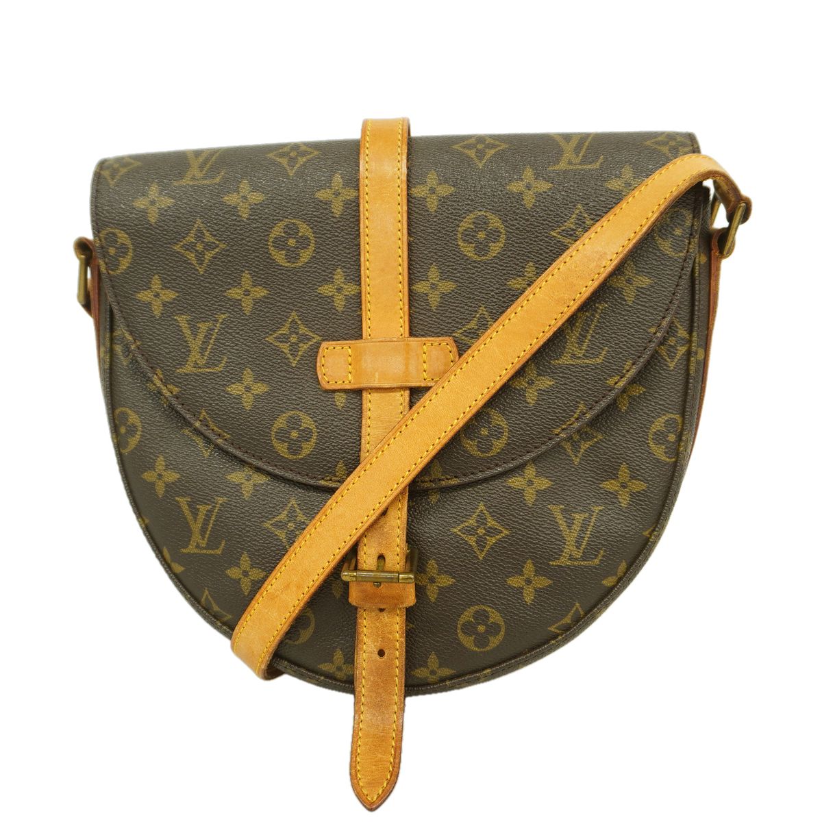 Louis Vuitton Shoulder Bag Monogram Chantilly GM Brown