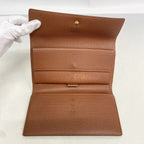 Louis Vuitton Trifold Wallet Monogram Porte Tresor International Brown — view 3