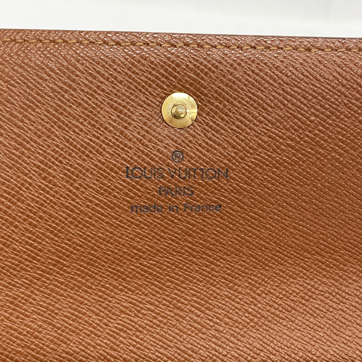 Louis Vuitton Trifold Wallet Monogram Porte Tresor International Brown — view 4