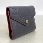 Louis Vuitton Trifold Wallet Monogram Empreinte Portefeuille Victorine Marine — view 2